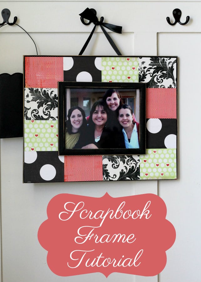 Scrapbook Frame Tutorial. This is an inexpensive but great gift idea. Tutorial on { lilluna.com }