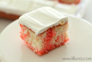 Gelatin Poke Cake - my favorite summer dessert! #cake