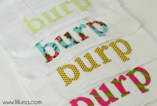 BURP Cloths { lilluna.com }