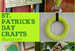CUTE St. Patricks Day Crafts! All super cute, and all super easy! { lilluna.com }-001