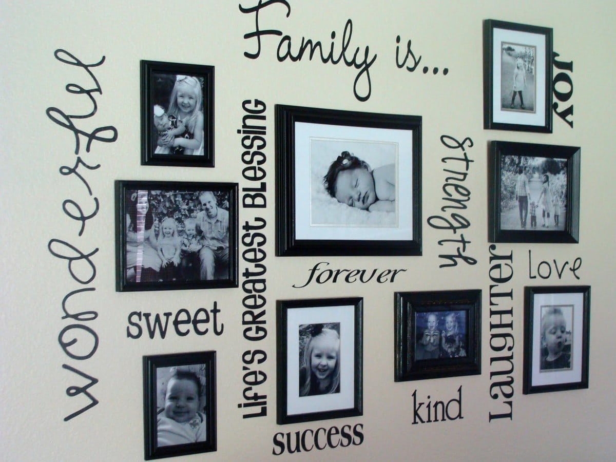 Family photo ideas | Photo wall gallery