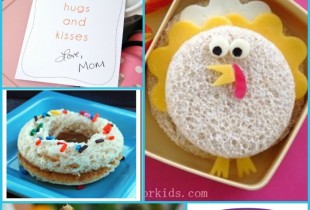 Fun Sandwiches and Lunch Notes to send your kid to school with. It's that time of year again! { lilluna.com }