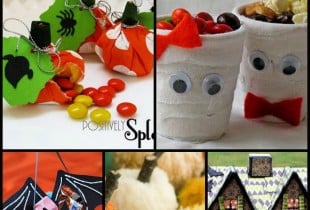 25+ Halloween Kids Crafts - lots of ideas for perfect Halloween fun with the kids! { lilluna.com }