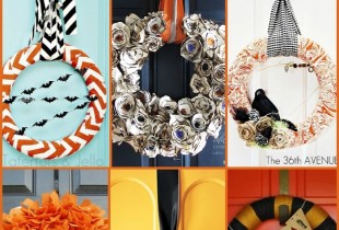 25 Halloween Wreaths that are SURE to inspire the perfect Halloween wreath!! { lilluna.com }