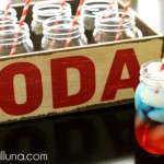 Fourth of July Layered Drink -003