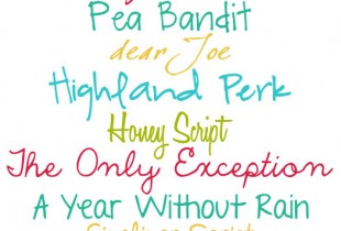 Free Handwriting Fonts on { lilluna.com }