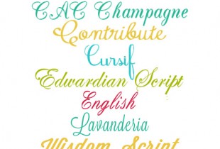 Free Fonts - Script