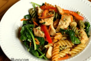 Asian Pasta Salad - so yummy and perfect with any asian meal! #salad