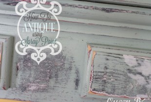How to Antique Using Spray Paint