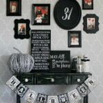 Halloween Table and Spooky Gallery Wall