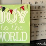 Joy to the World Sign. Cute and simple. #craft