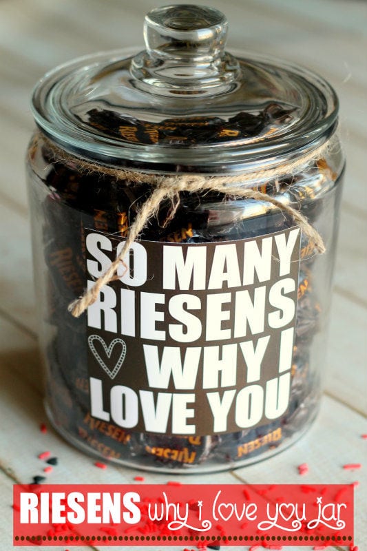 Valentine's Gift idea - so many RIESENS why I love you! Free print on { lilluna.com }