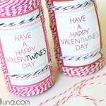 Cute and easy Valentines gift idea! Free print on { lilluna.com }