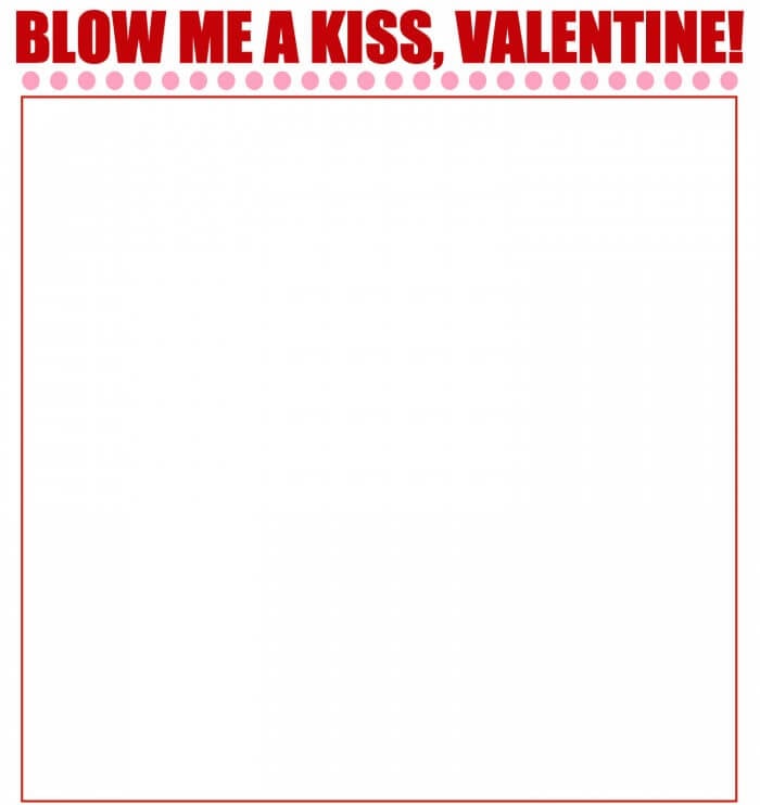 Valentines - Blow Me A Kiss Print