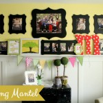 Cute Spring Mantel { lilluna.com }