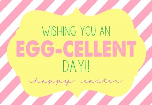 Easter - Wishing you an egg-cellent day-1