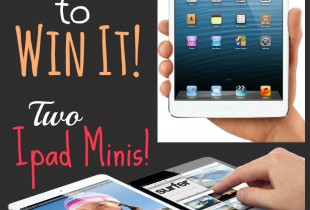 Pin it to Win it - Enter to win one of TWO iPad Minis on { lilluna.com }