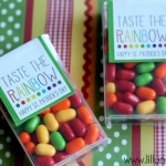Taste the Rainbow Prints for Tic Tacs - CUTE St. Patrick's Day gift idea!