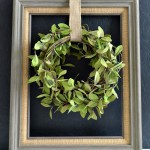 Framed Spring Wreath on { lilluna.com }