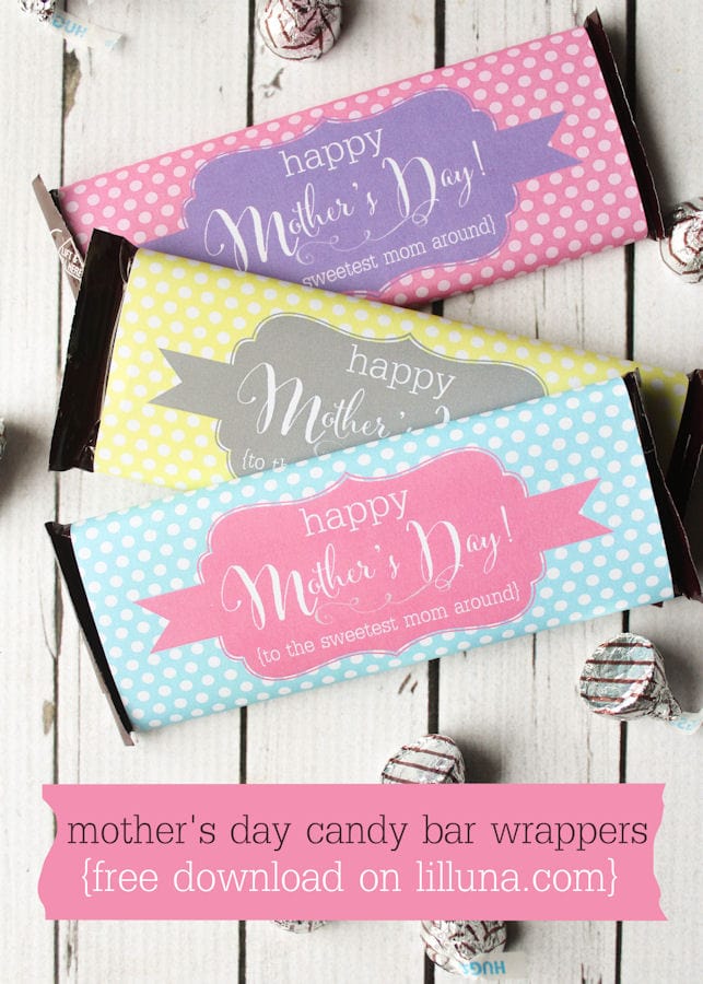 Mother s Day Candy Bar Wrappers