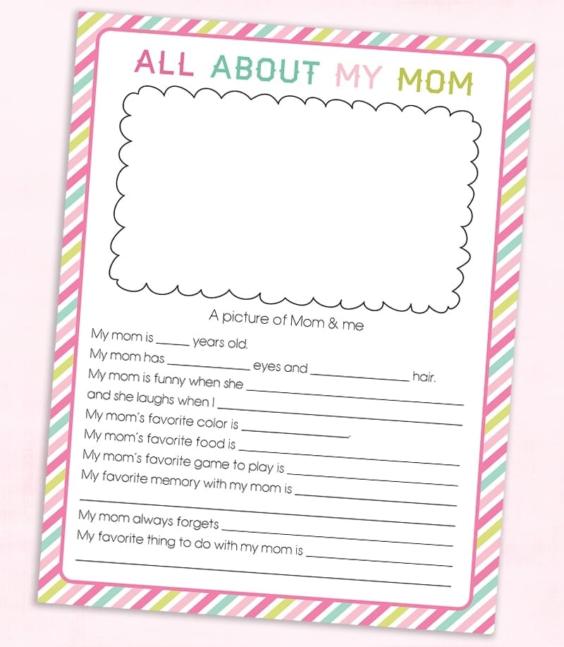 FREE Mother's Day Questionnaire