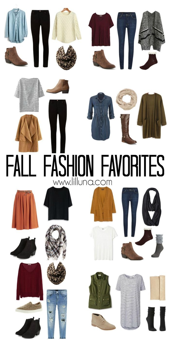 Fall Fashion Favorites