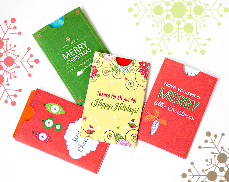 Free Printable Gift Card Holders Christmas