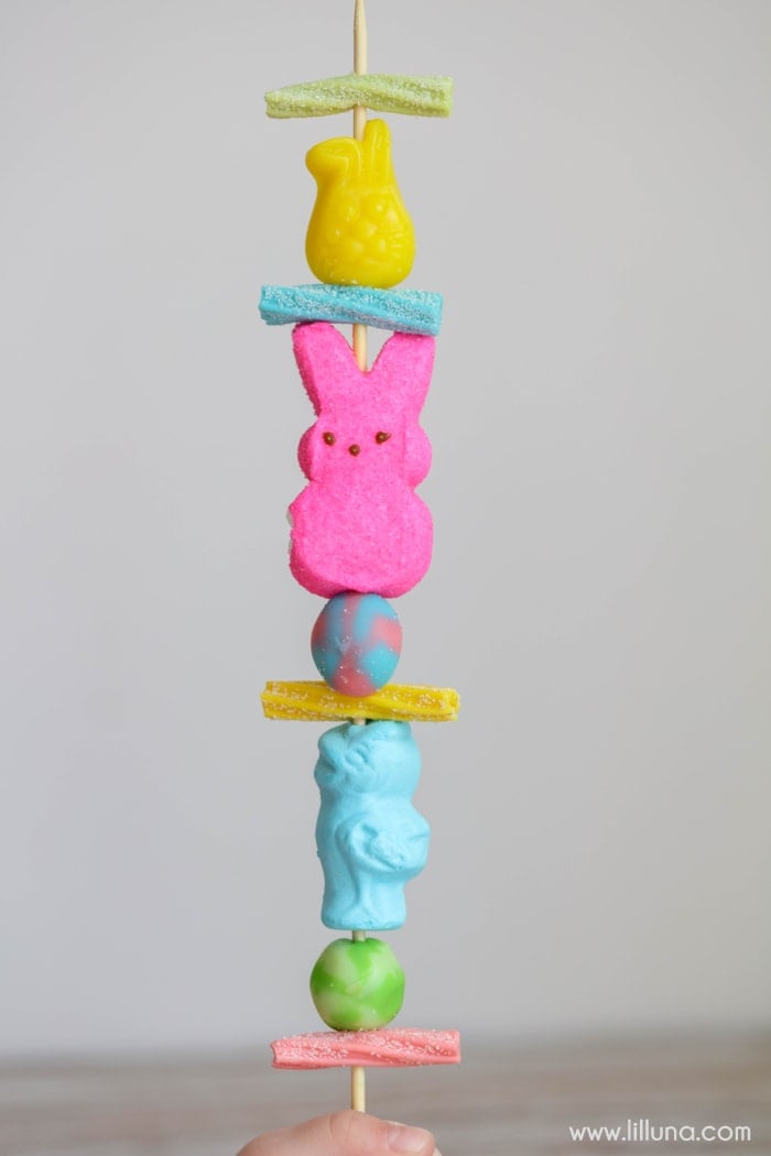 Easter Candy Kabobs - Lil' Luna