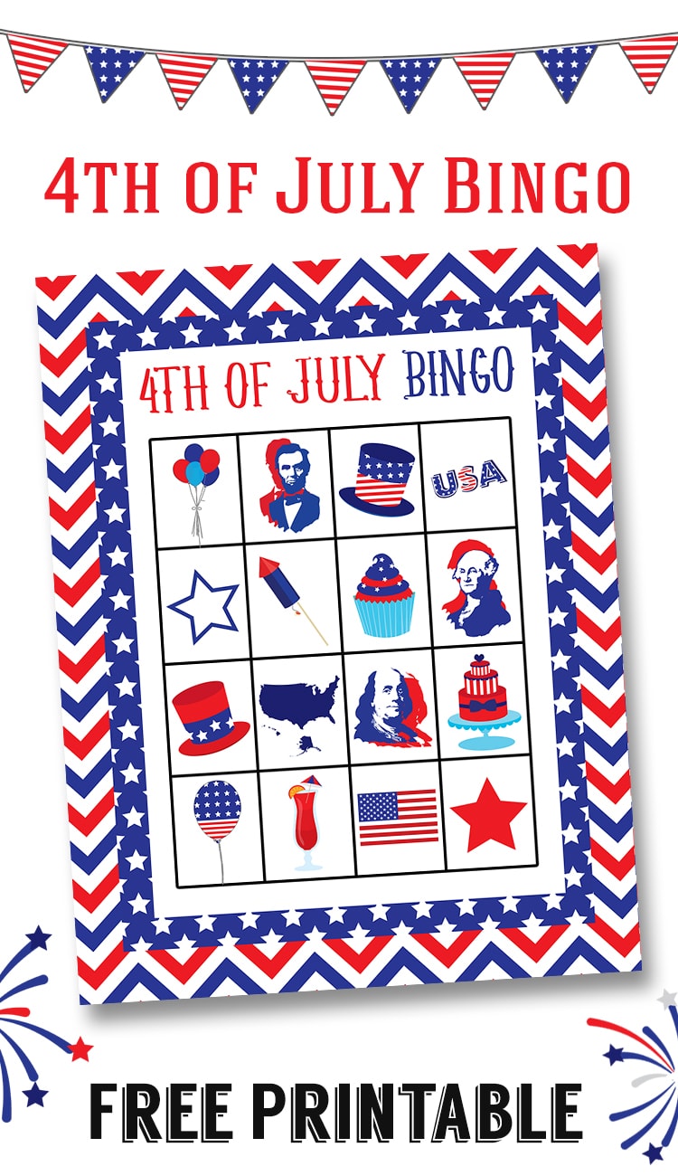 FREE 4th Of July Bingo Printable Lil' Luna