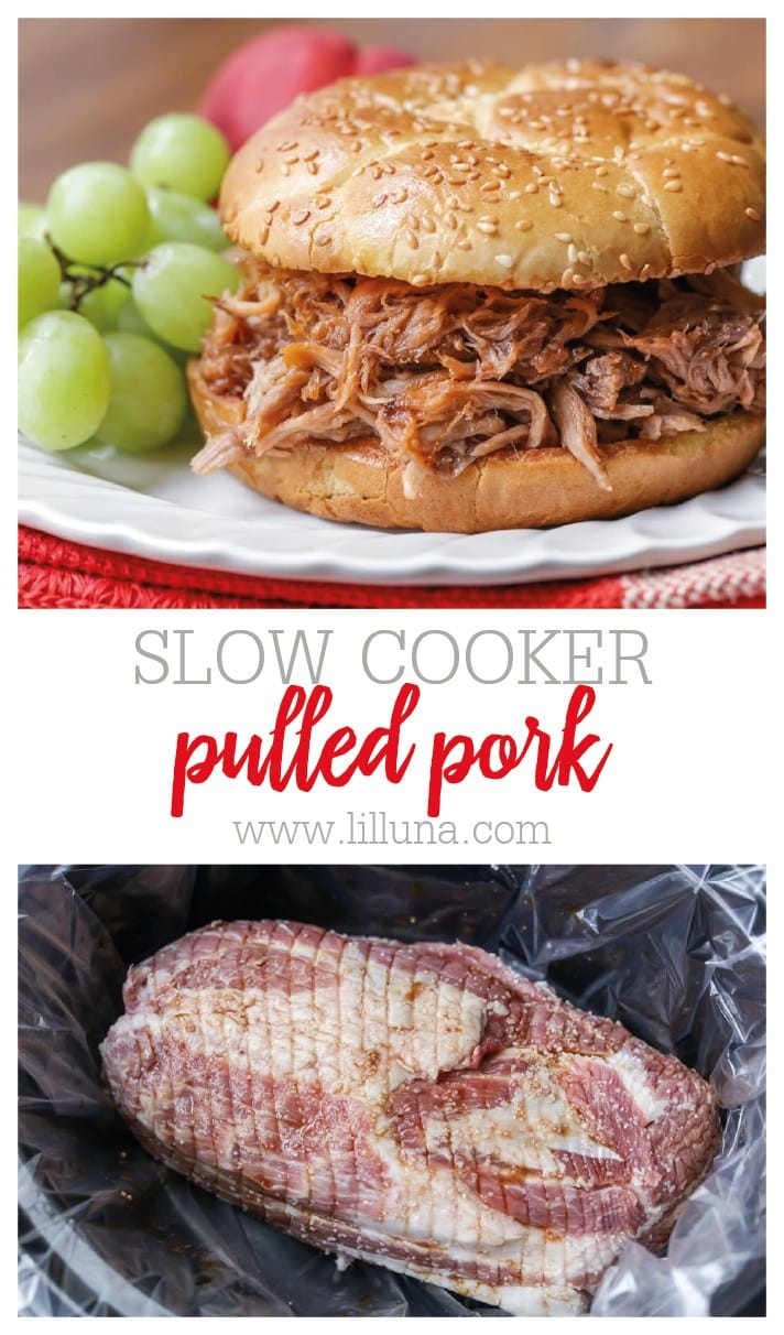 Slow Cooker Pulled Pork Prepped In 5 Minutes VIDEO Lil Luna