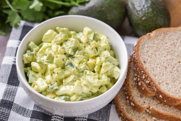 Quick Easy Avocado Egg Salad Lil Luna