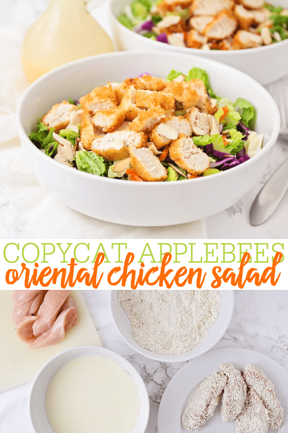 Applebees Oriental Chicken Salad Recipe VIDEO Lil Luna