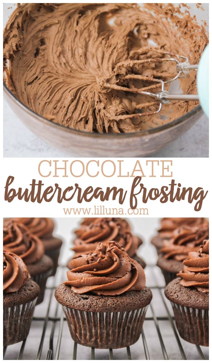 BEST Chocolate Buttercream Frosting Recipe Lil Luna