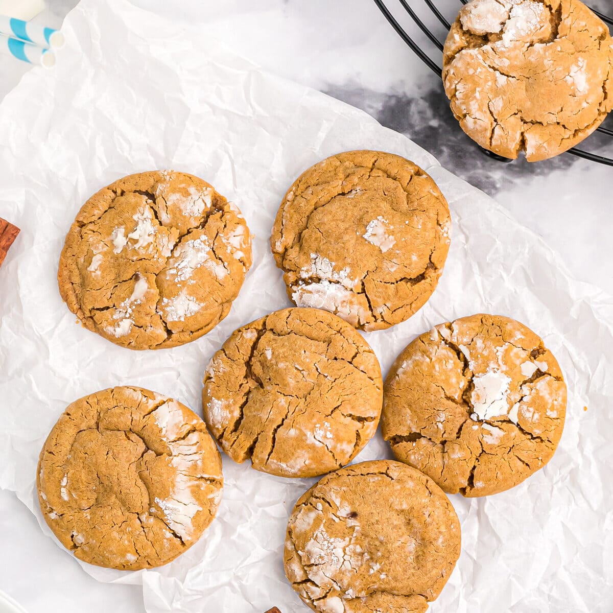 Molasses Crinkle Cookies Soft Chewy Lil Luna