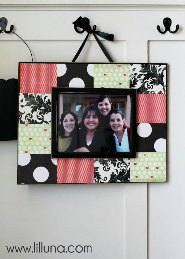 Scrapbook Frame Tutorial on lilluna