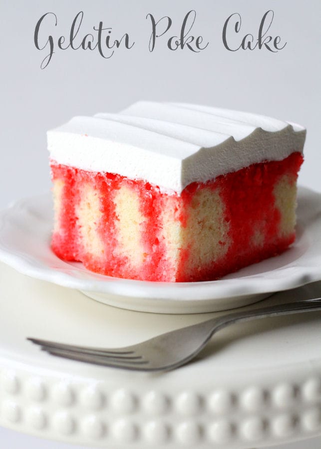 Gelatin Poke Cake