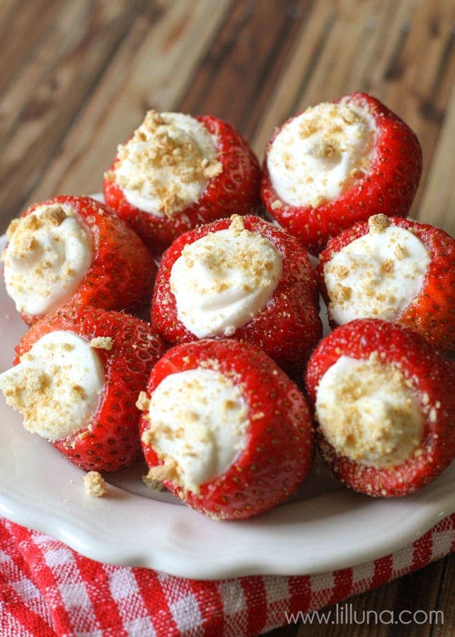 Cream Stuffed Strawberries