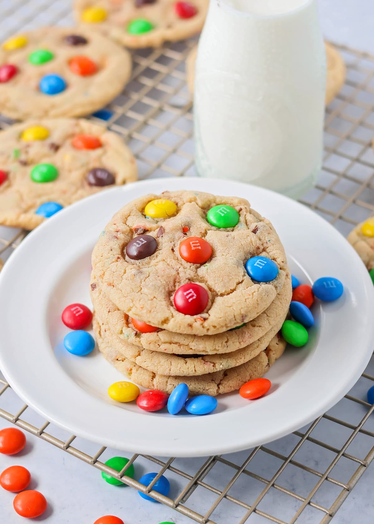 The Best M&M Cookie Recipe - Lil' Luna