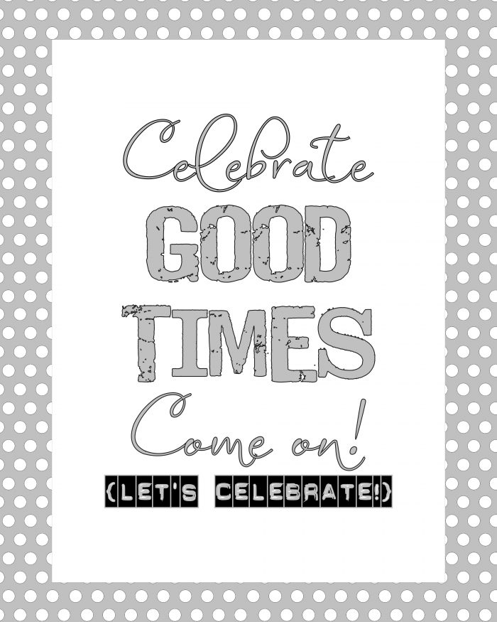 2012 FREE New Year's Printables! Great idea for your New Year's Party!