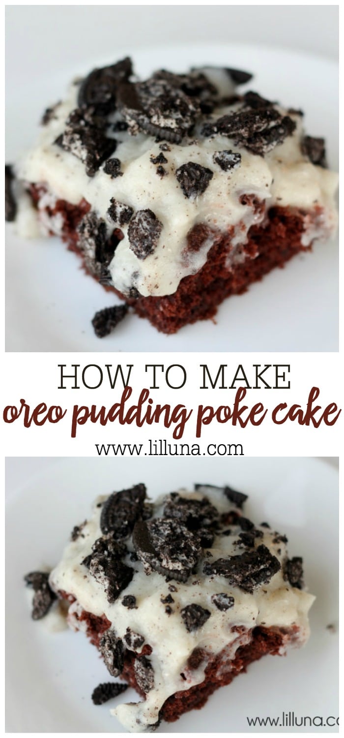 Oreo Pudding Poke Cake {Quick + Easy} Lil' Luna