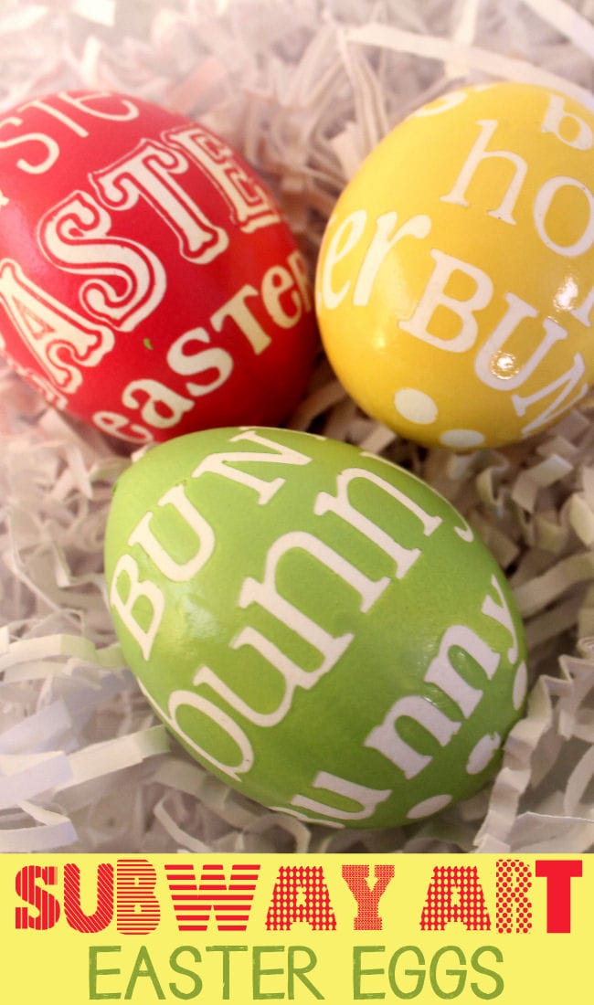 Subway Art Easter Eggs on { lilluna.com } So cute and easy to do!!