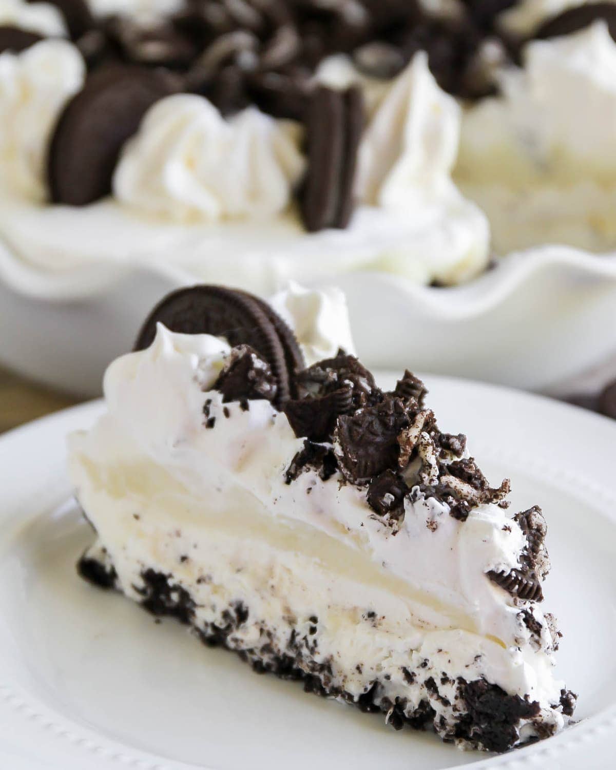 No Bake Mud Pie {With Oreos}