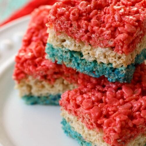 4th Of July Rice Krispie Treats 