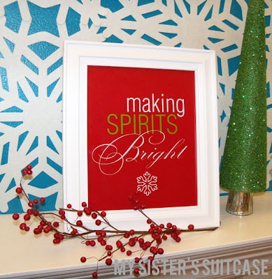How to make this super cute Snowflake Mantel!! Requires just a few supplies!!