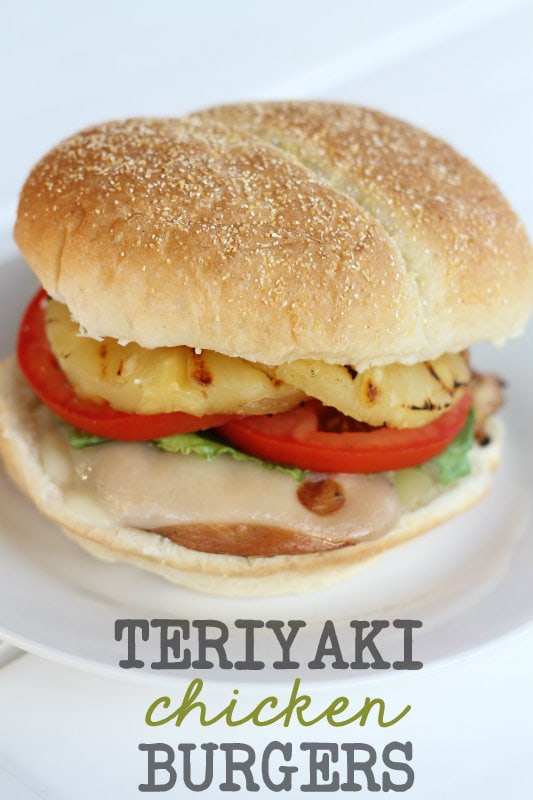 Teriyaki Chicken Burgers {Grilled to Perfection} | Lil' Luna