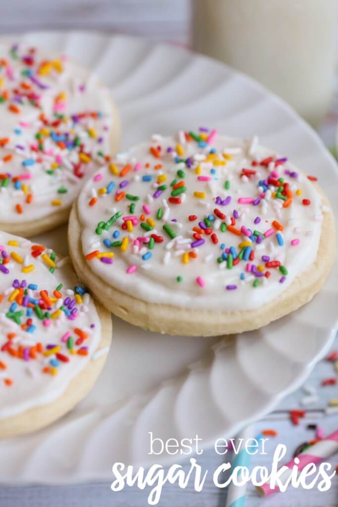 Gooey Funfetti Sugar Cookies