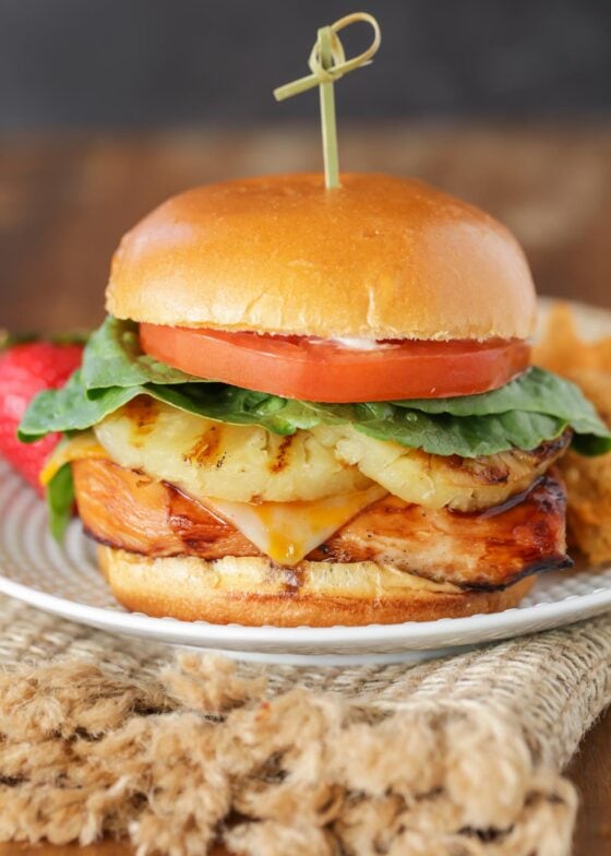 Teriyaki Chicken Burgers {Grilled to Perfection} | Lil' Luna