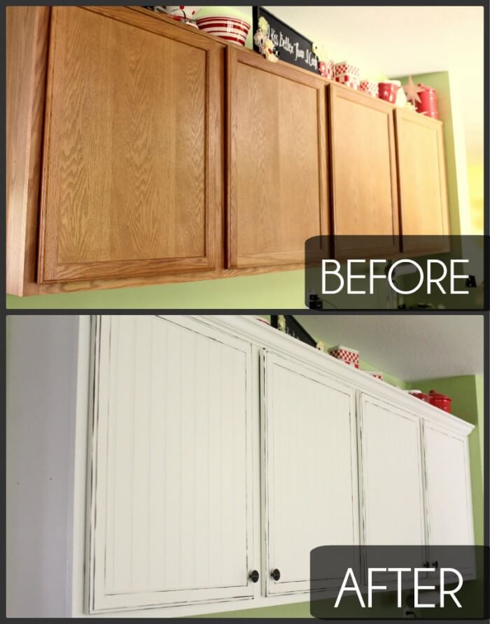 Kitchen Cabinet Makeover Such A Difference 700x891 