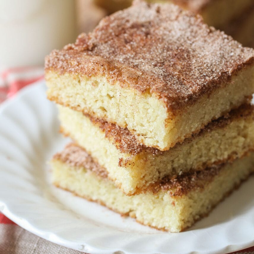 Snickerdoodle Blondies Recipe Lil' Luna