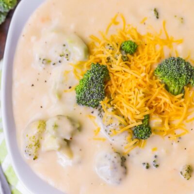 BEST Broccoli Cheese Soup Recipe | Lil' Luna